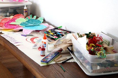 طاولة الفنون غير المنظمة